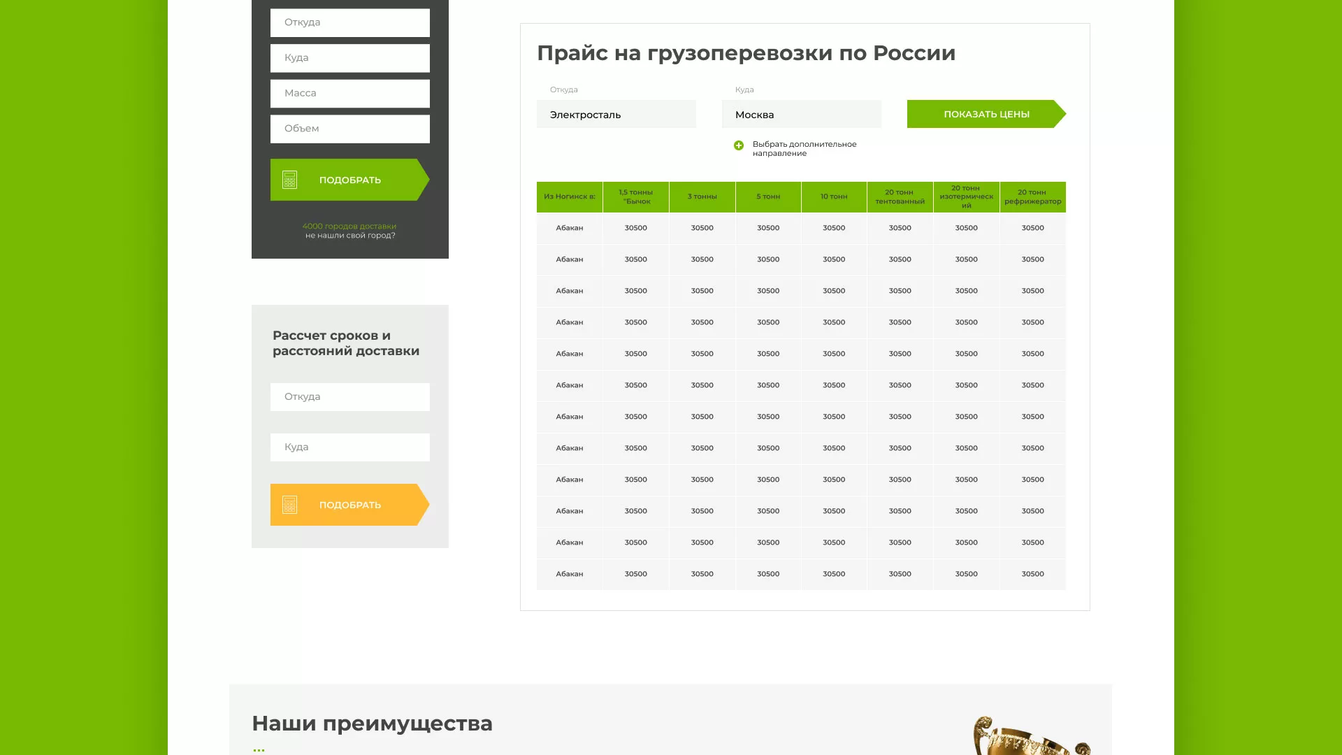 Разработка логотипа и сайта компании «Инком-Логистика» в Сенгилее